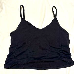 Free People Crop Top - Black - size M/L